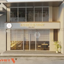 Thiết kế tiệm chè “A! Chè Cô Thúy” – Dự án tại Gia Lâm, Hà Nội